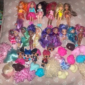 Chelsea, Lol Surprise, Hairmazing Dolls & Wigs,  nice Lot, All Different!